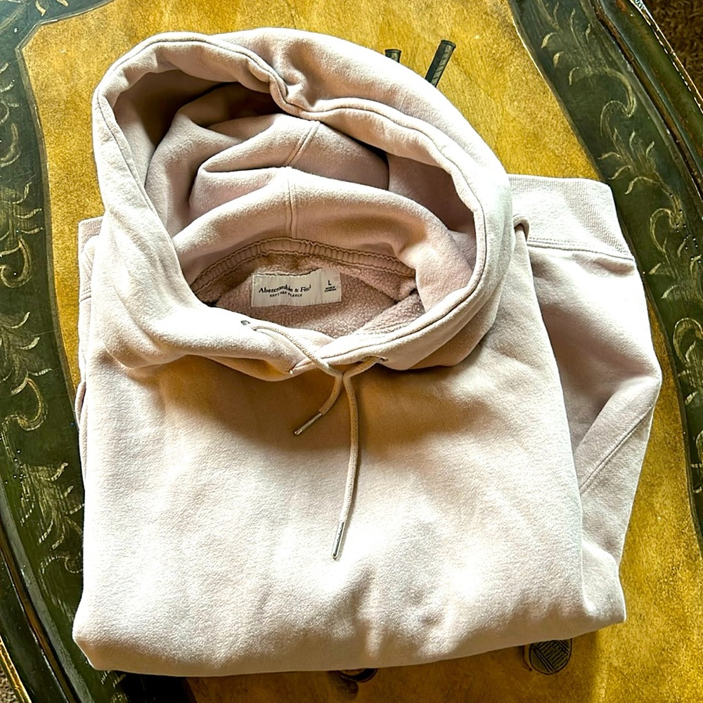 Abercrombie light salmon sweatshirt L - Picture 1 of 4